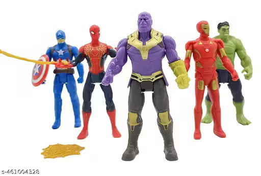 Avenger Action Figure Toy set of 5 superheroes
